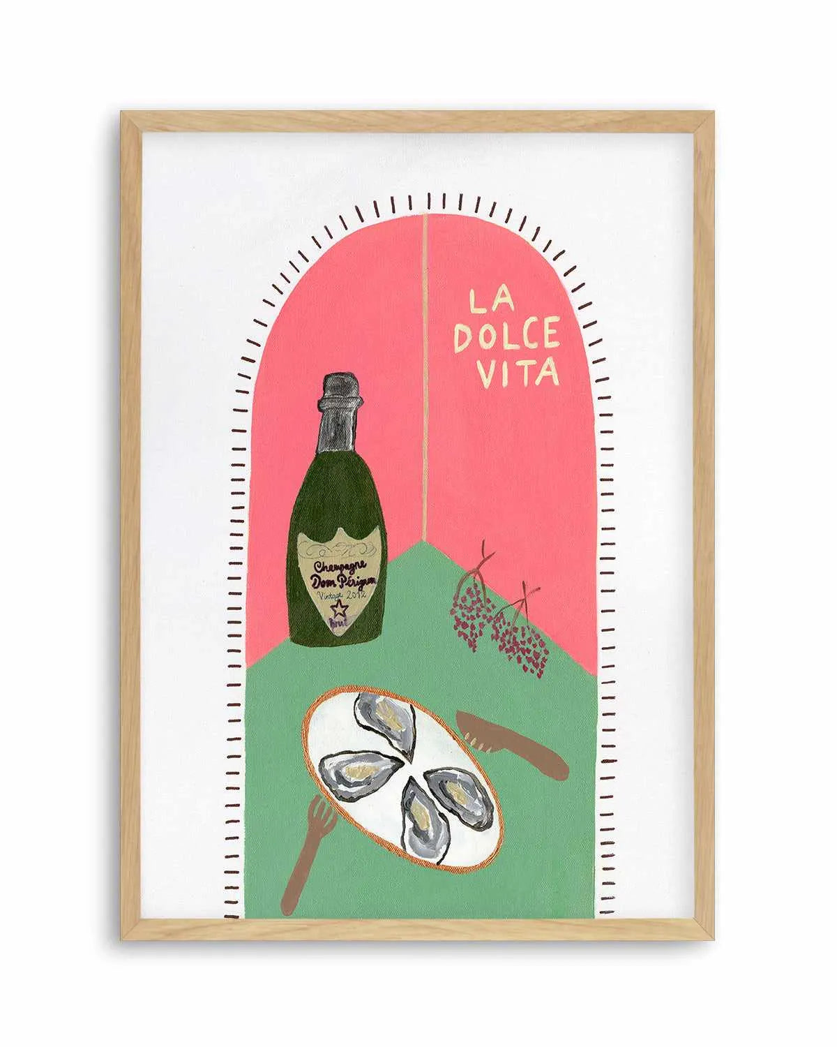 La Dolce Vita Pink by Britney Turner Art Print from Olive et Oriel where you can shop wallpaper and artworks online