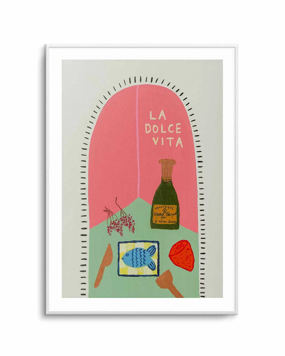 La Dolce Vita by Britney Turner Art Print from Olive et Oriel where you can shop wallpaper and artworks online