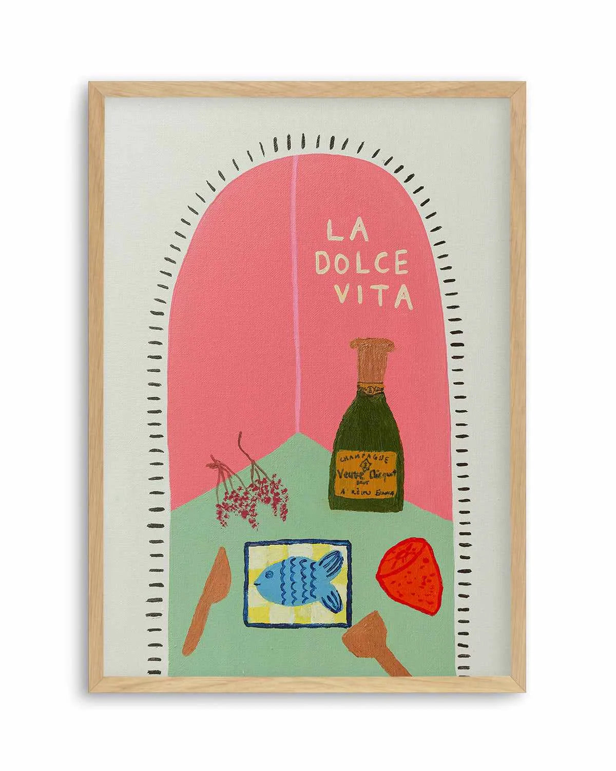 La Dolce Vita by Britney Turner Art Print from Olive et Oriel where you can shop wallpaper and artworks online