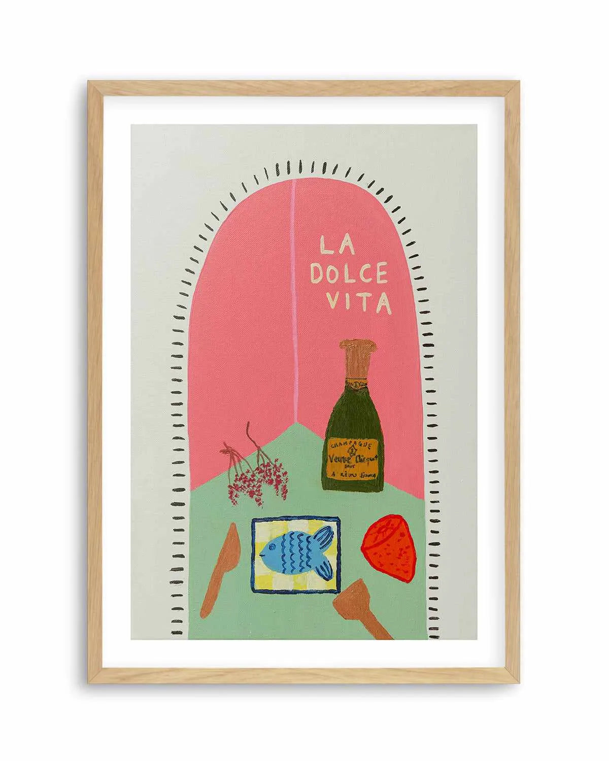La Dolce Vita by Britney Turner Art Print from Olive et Oriel where you can shop wallpaper and artworks online