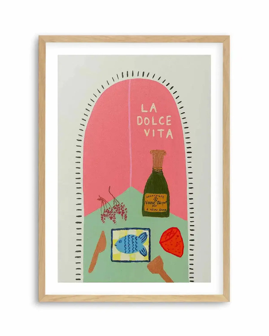 La Dolce Vita by Britney Turner Art Print from Olive et Oriel where you can shop wallpaper and artworks online
