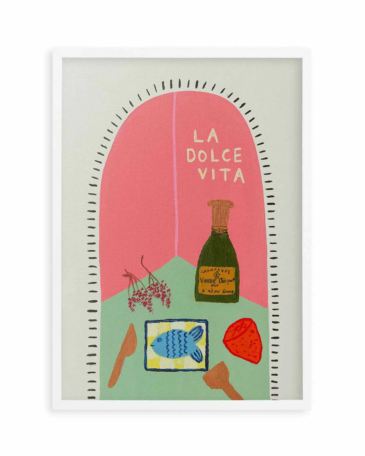 La Dolce Vita by Britney Turner Art Print from Olive et Oriel where you can shop wallpaper and artworks online