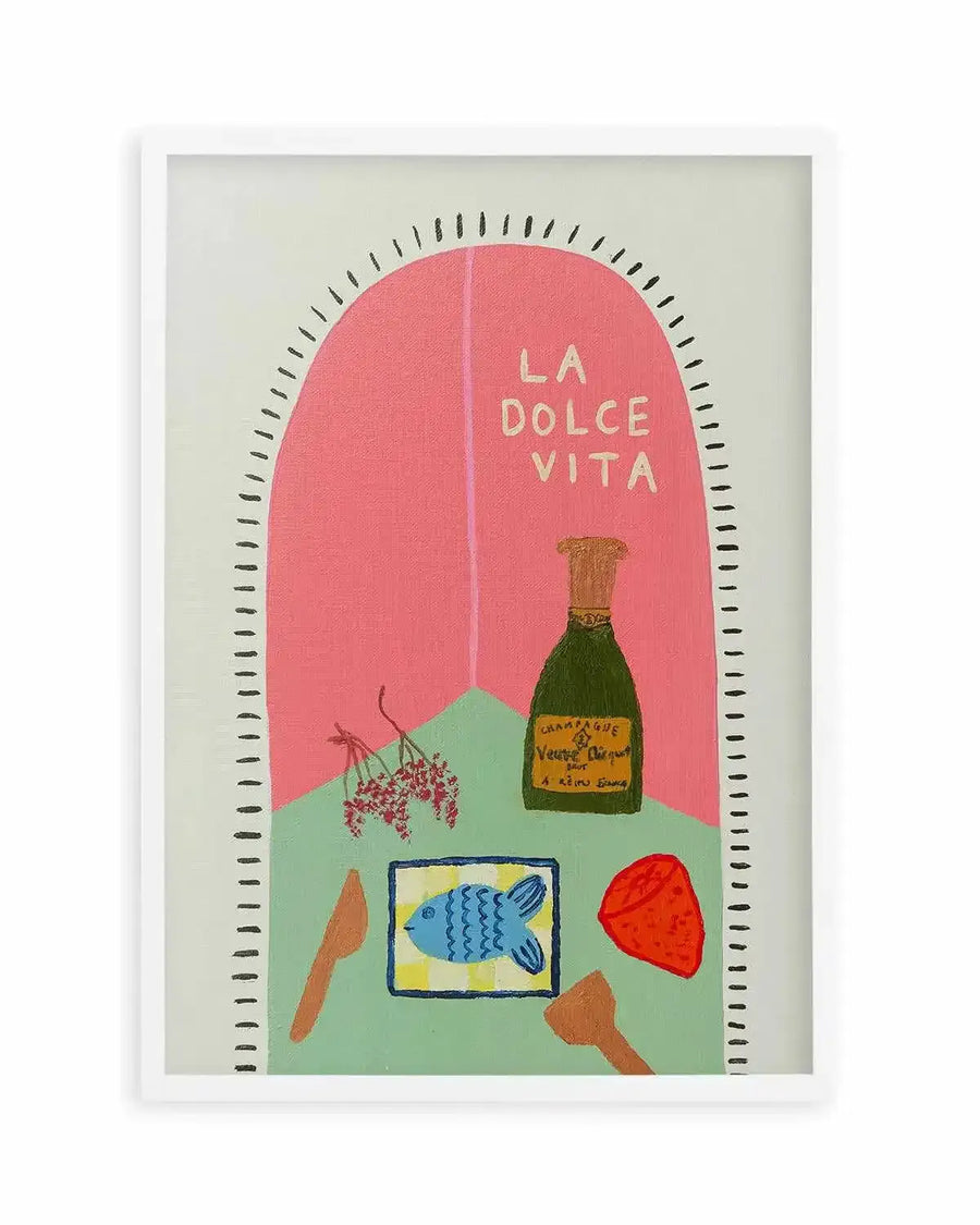 La Dolce Vita by Britney Turner Art Print from Olive et Oriel where you can shop wallpaper and artworks online