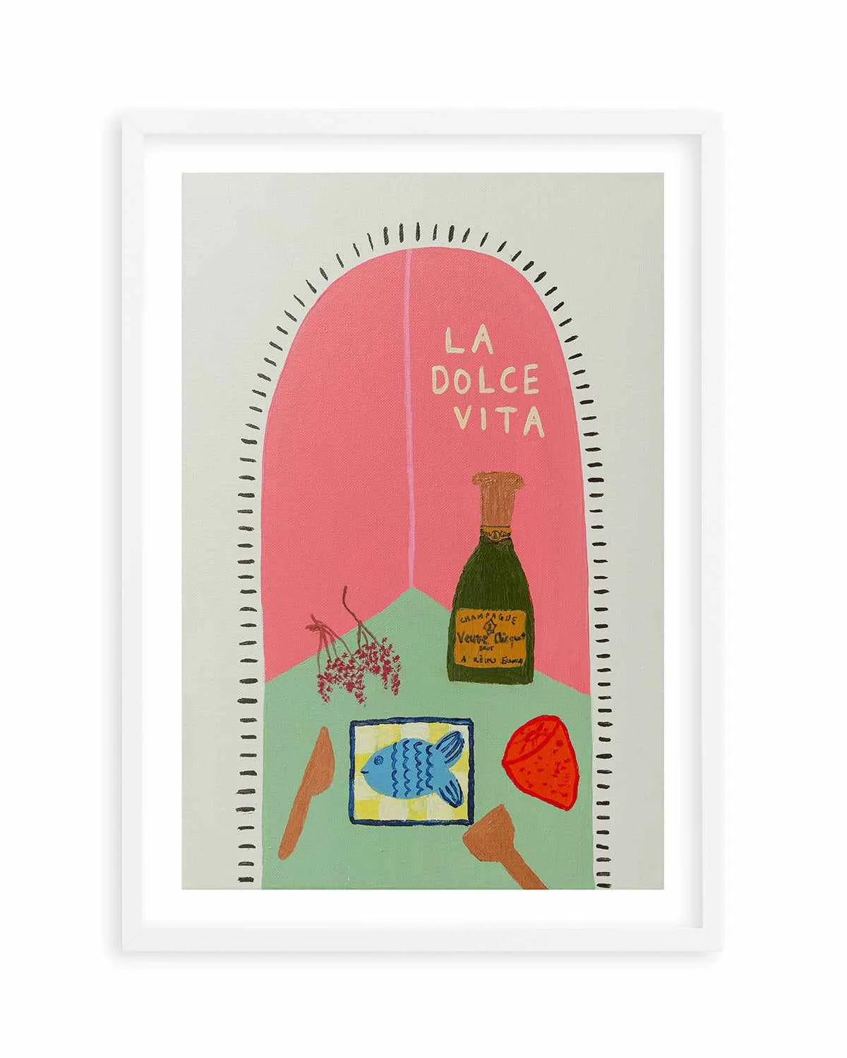 La Dolce Vita by Britney Turner Art Print from Olive et Oriel where you can shop wallpaper and artworks online