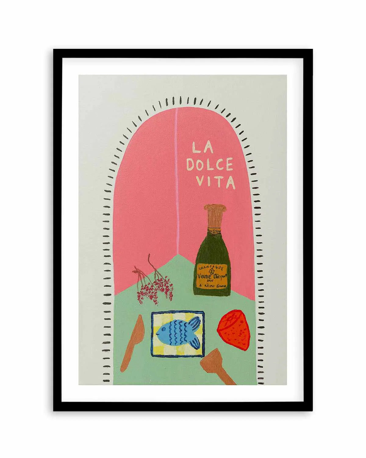 La Dolce Vita by Britney Turner Art Print from Olive et Oriel where you can shop wallpaper and artworks online