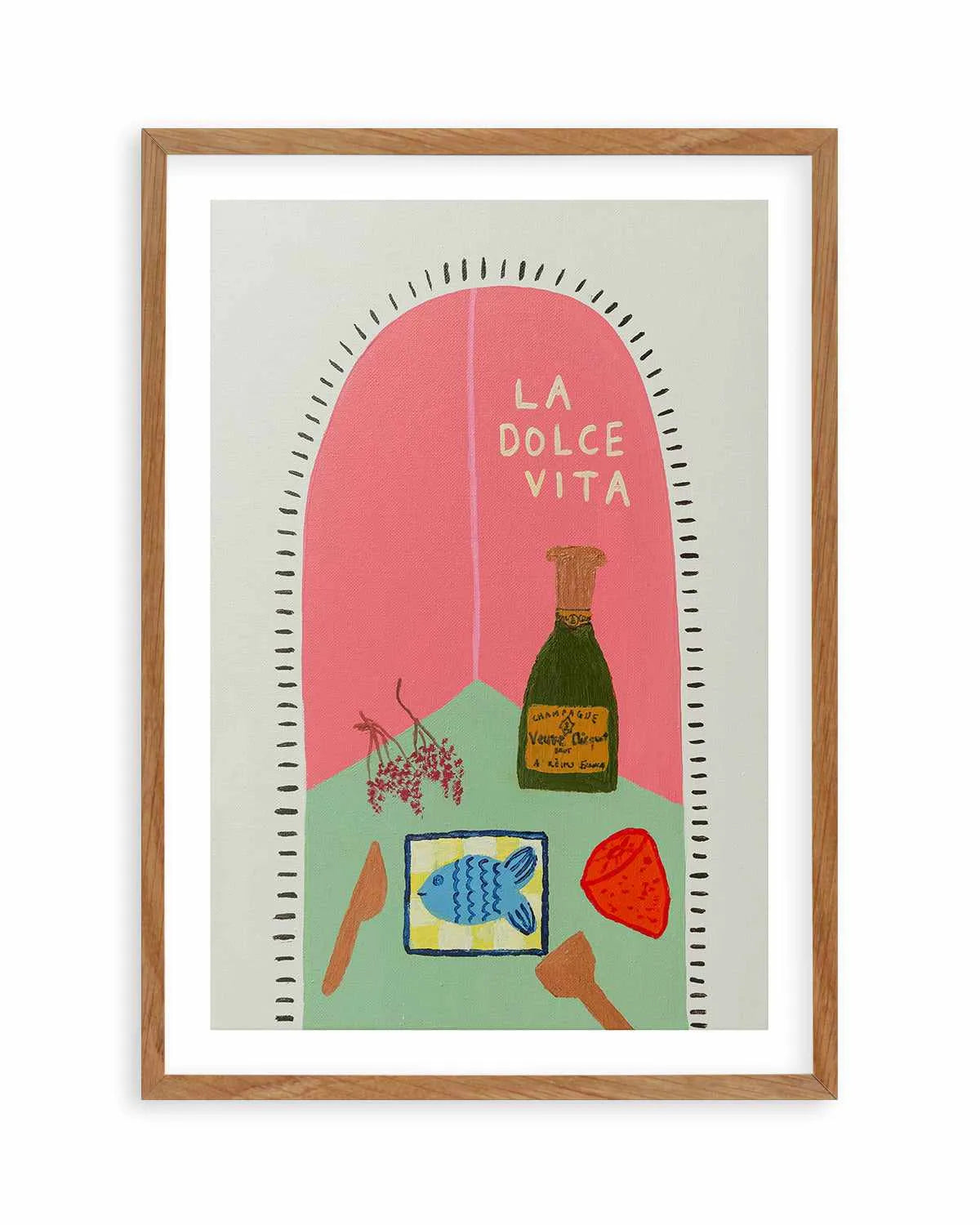 La Dolce Vita by Britney Turner Art Print from Olive et Oriel where you can shop wallpaper and artworks online