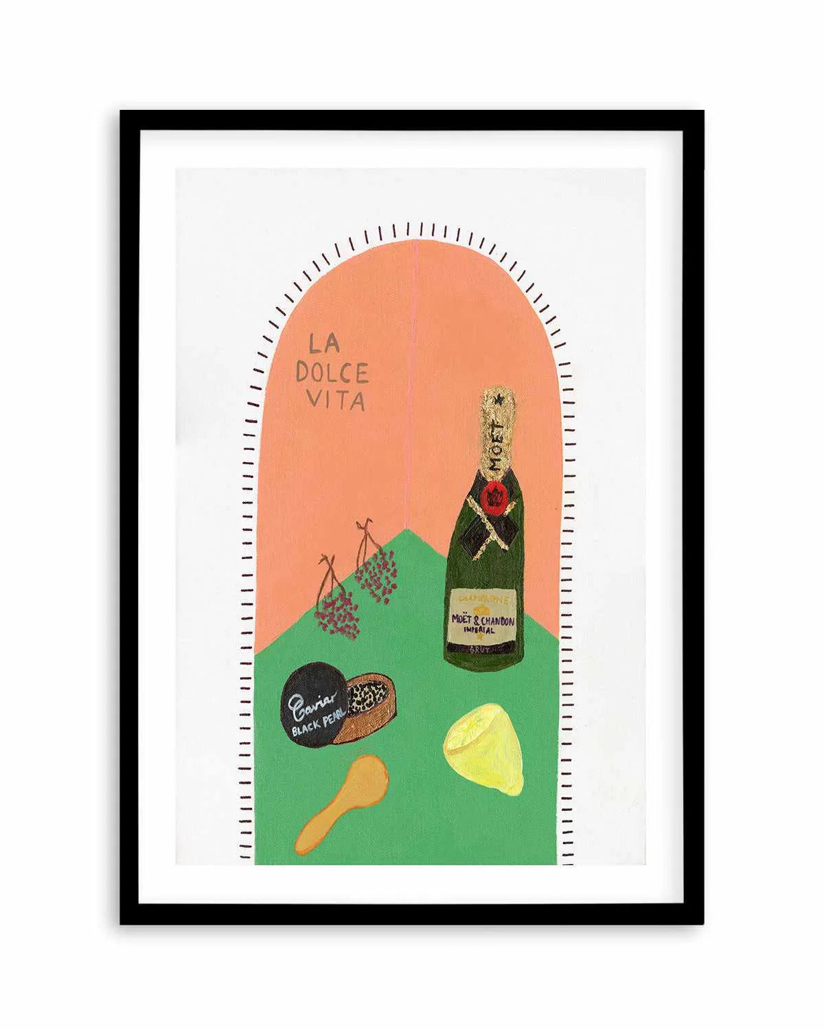 La Dolce Vita I by Britney Turner Art Print from Olive et Oriel where you can shop wallpaper and artworks online