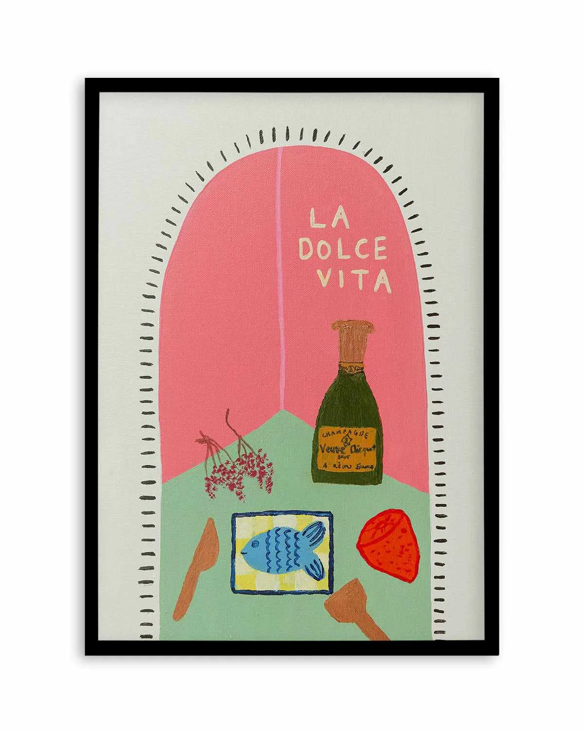 La Dolce Vita by Britney Turner Art Print from Olive et Oriel where you can shop wallpaper and artworks online