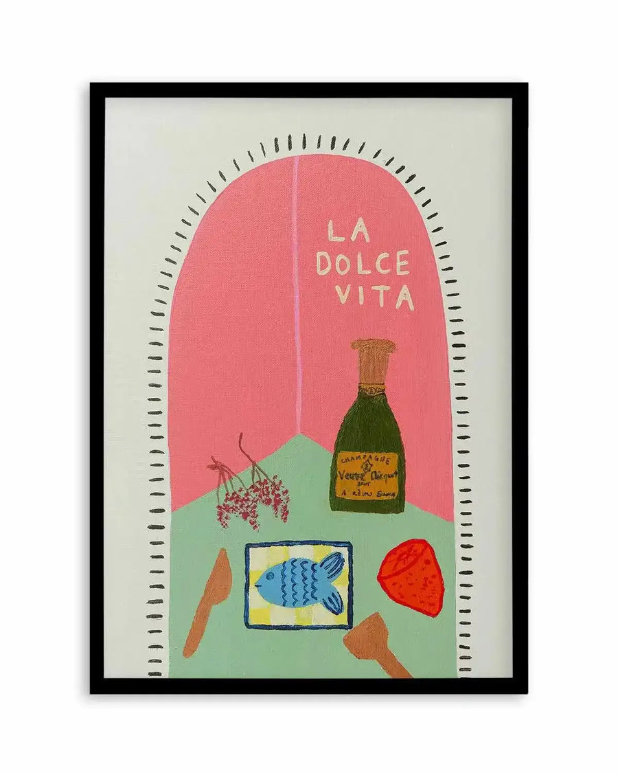 La Dolce Vita by Britney Turner Art Print from Olive et Oriel where you can shop wallpaper and artworks online