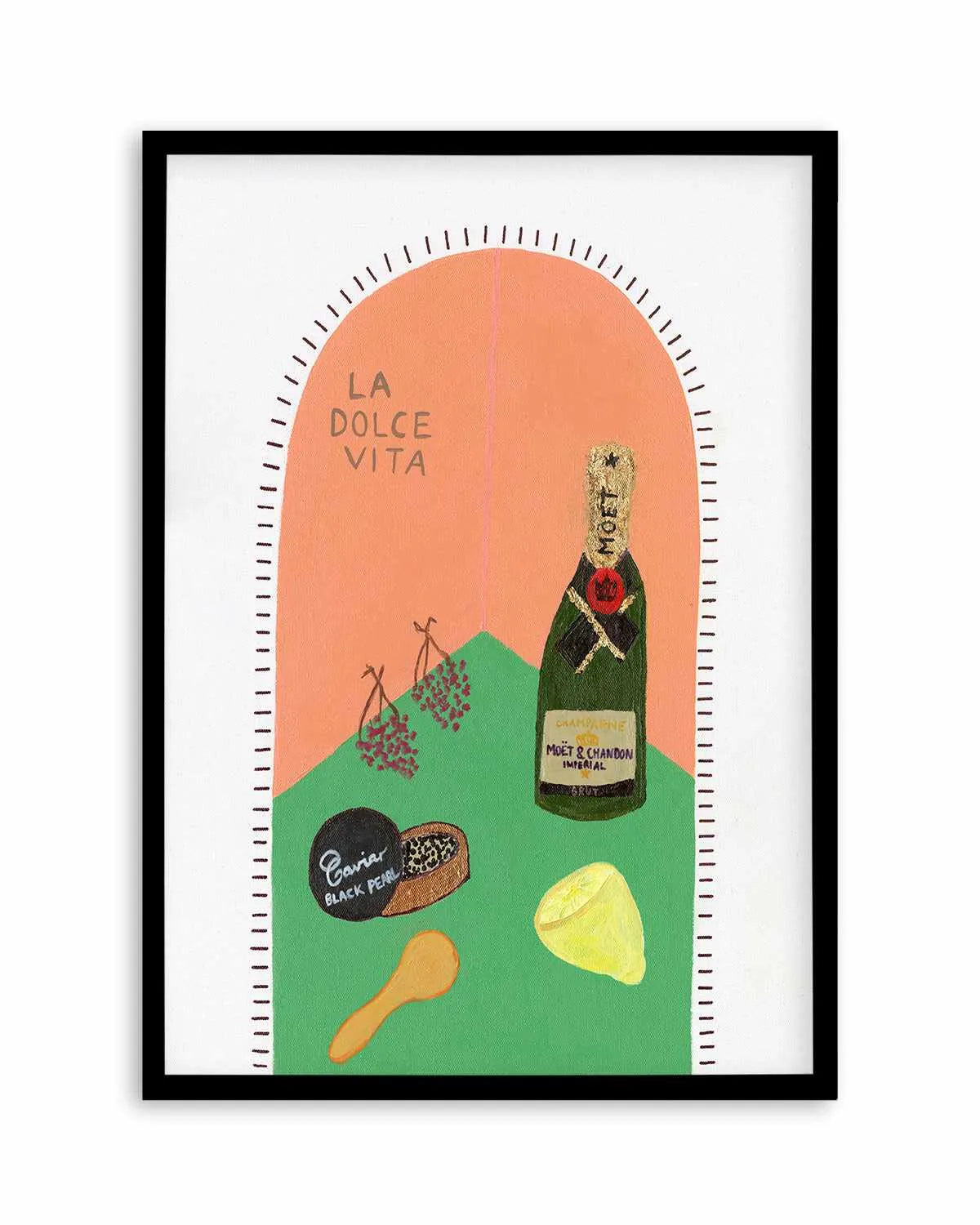 La Dolce Vita I by Britney Turner Art Print from Olive et Oriel where you can shop wallpaper and artworks online