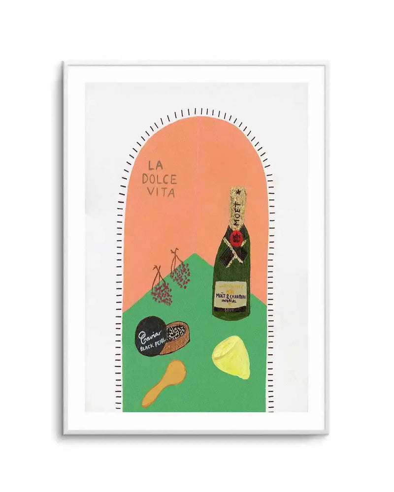 La Dolce Vita I by Britney Turner Art Print from Olive et Oriel where you can shop wallpaper and artworks online