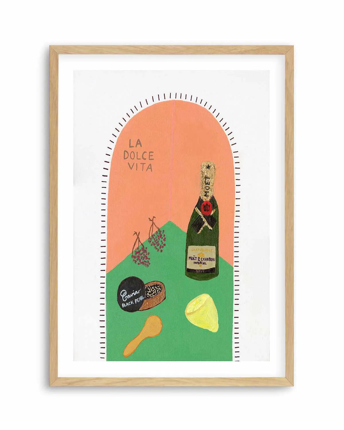 La Dolce Vita I by Britney Turner Art Print from Olive et Oriel where you can shop wallpaper and artworks online