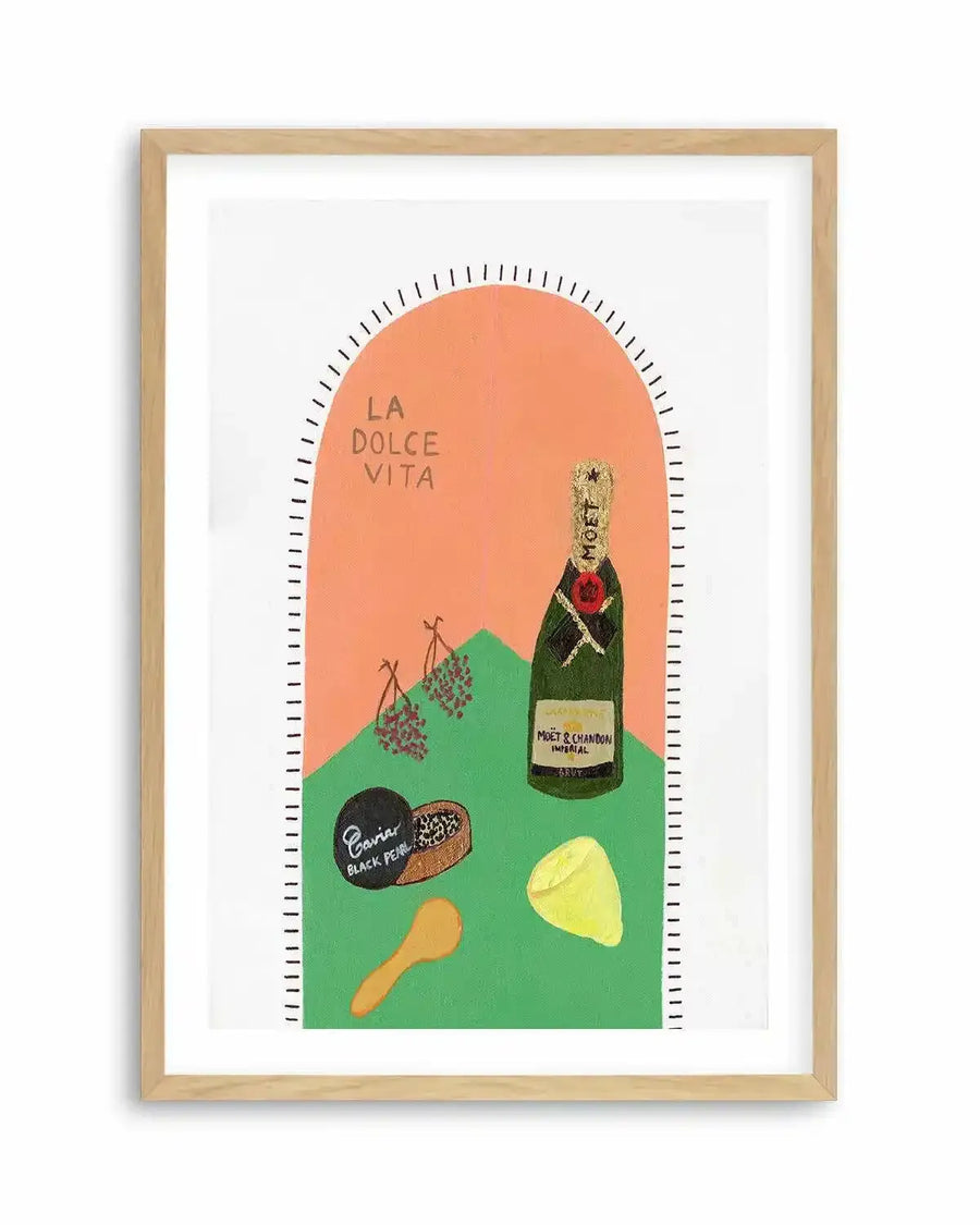 La Dolce Vita I by Britney Turner Art Print from Olive et Oriel where you can shop wallpaper and artworks online