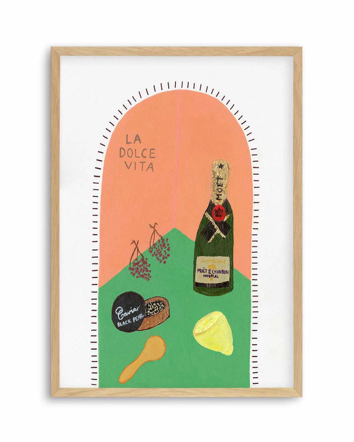 La Dolce Vita I by Britney Turner Art Print from Olive et Oriel where you can shop wallpaper and artworks online