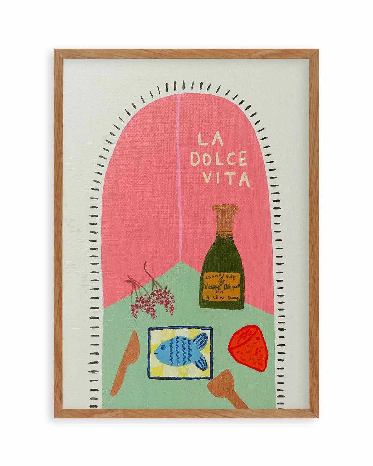 La Dolce Vita by Britney Turner Art Print from Olive et Oriel where you can shop wallpaper and artworks online