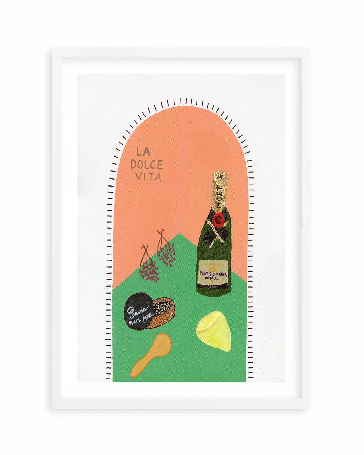 La Dolce Vita I by Britney Turner Art Print from Olive et Oriel where you can shop wallpaper and artworks online