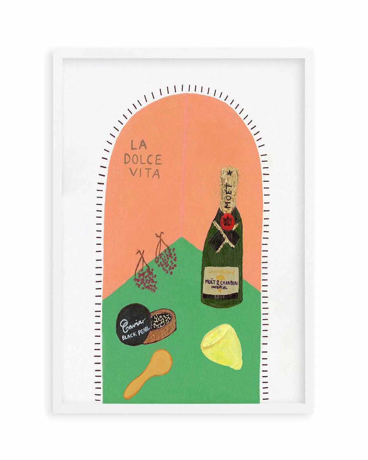 La Dolce Vita I by Britney Turner Art Print from Olive et Oriel where you can shop wallpaper and artworks online