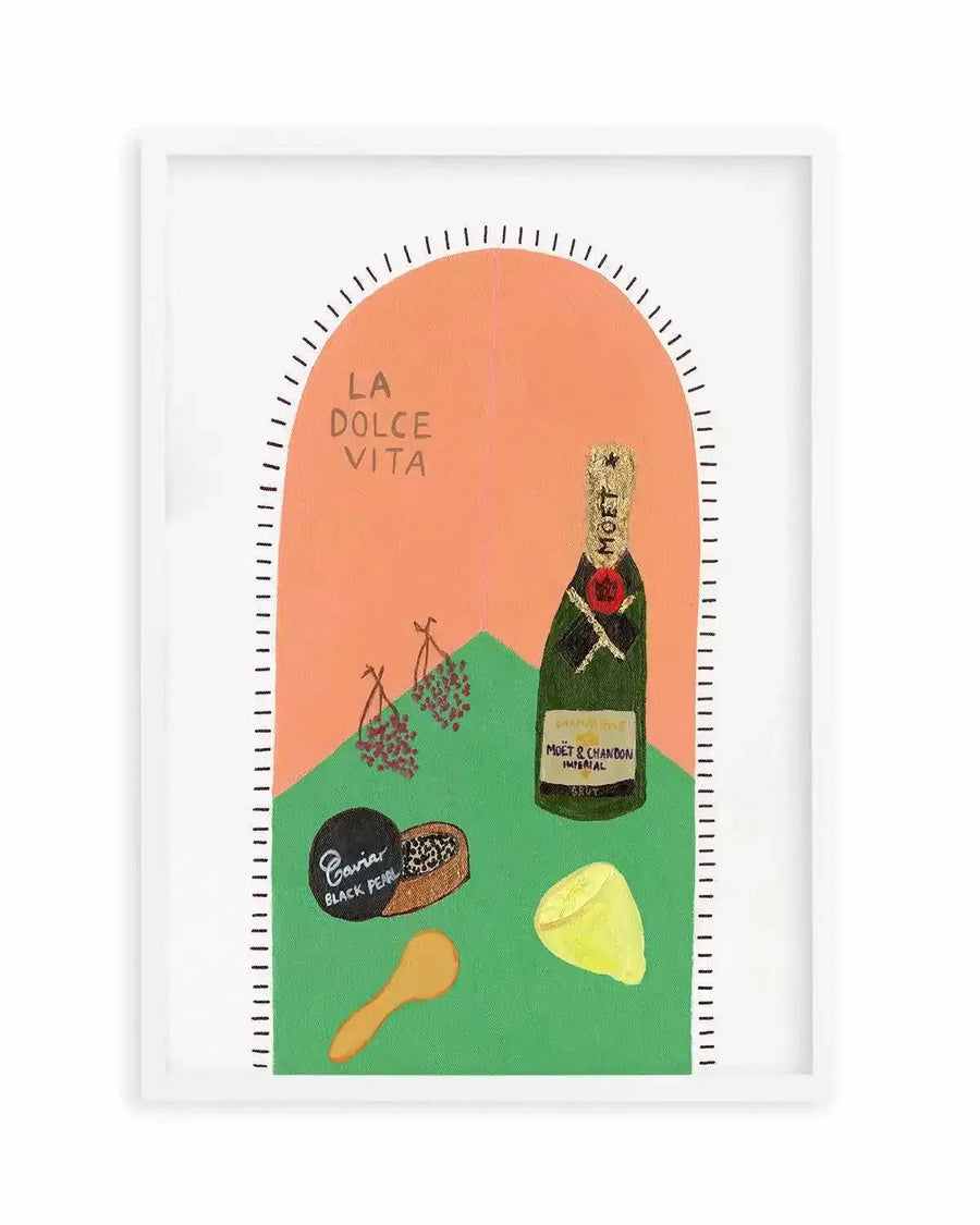 La Dolce Vita I by Britney Turner Art Print from Olive et Oriel where you can shop wallpaper and artworks online