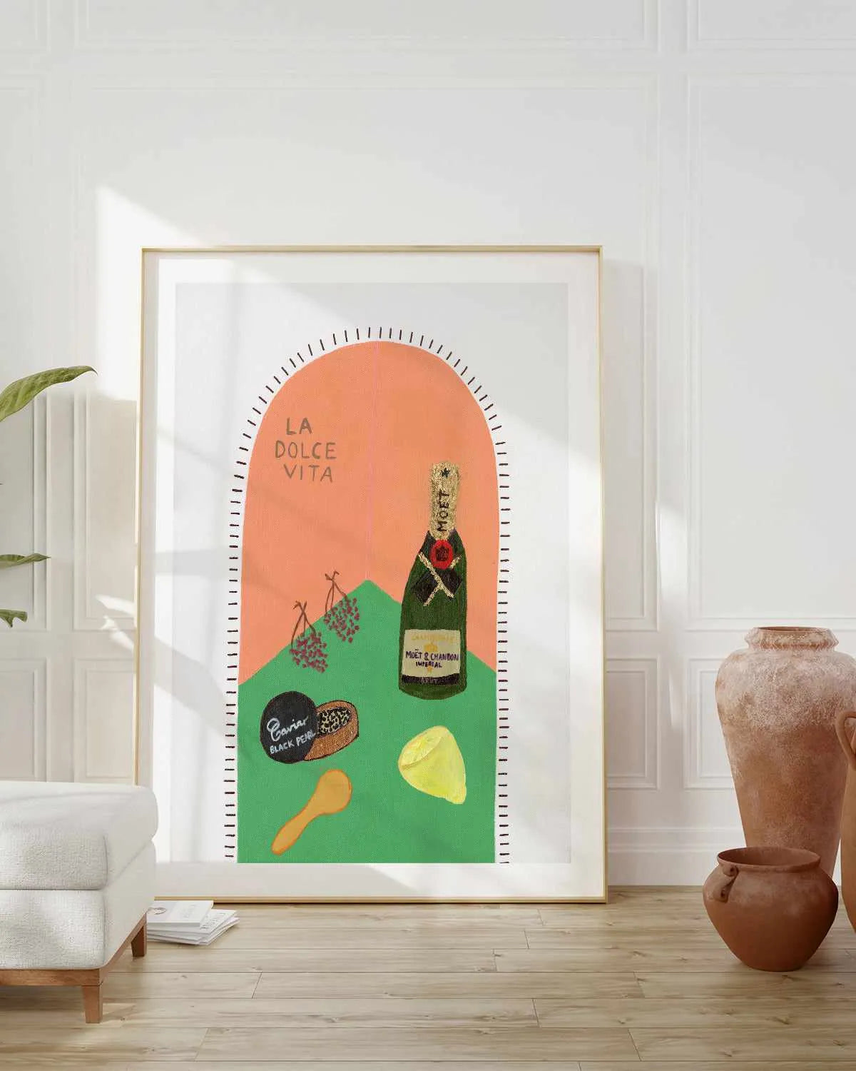 La Dolce Vita I by Britney Turner Art Print from Olive et Oriel where you can shop wallpaper and artworks online