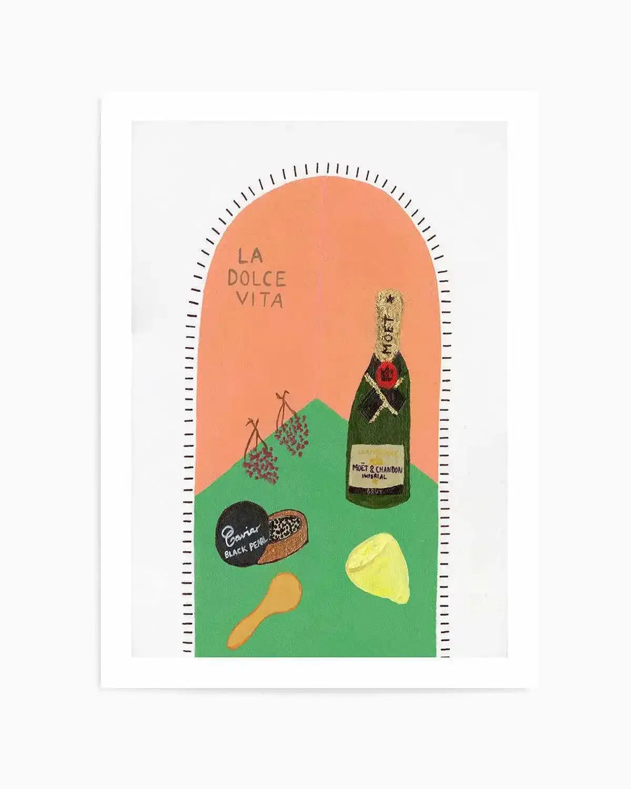 La Dolce Vita I by Britney Turner Art Print from Olive et Oriel where you can shop wallpaper and artworks online