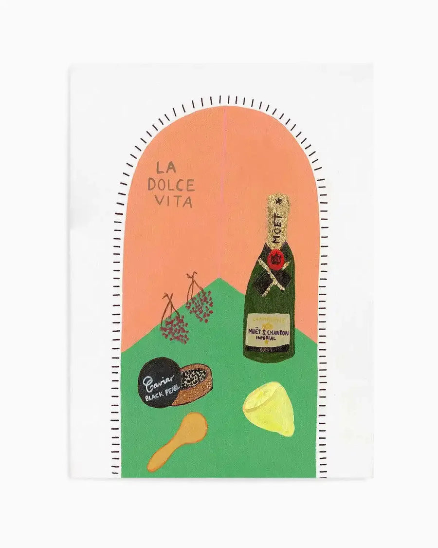 La Dolce Vita I by Britney Turner Art Print from Olive et Oriel where you can shop wallpaper and artworks online