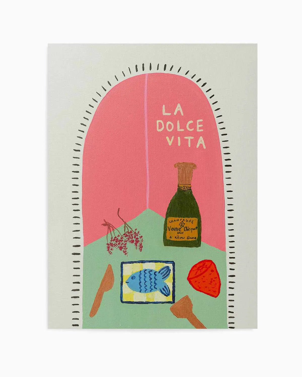 La Dolce Vita by Britney Turner Art Print from Olive et Oriel where you can shop wallpaper and artworks online