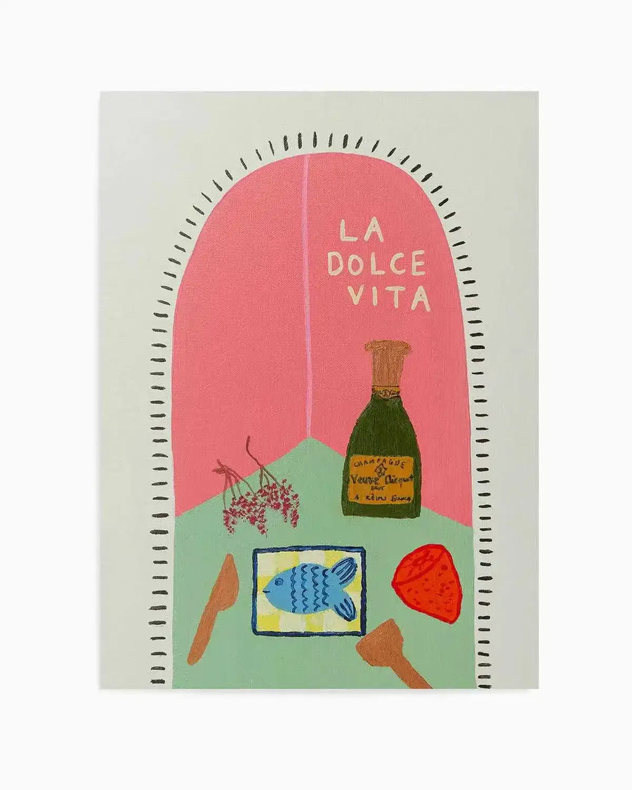 La Dolce Vita by Britney Turner Art Print from Olive et Oriel where you can shop wallpaper and artworks online