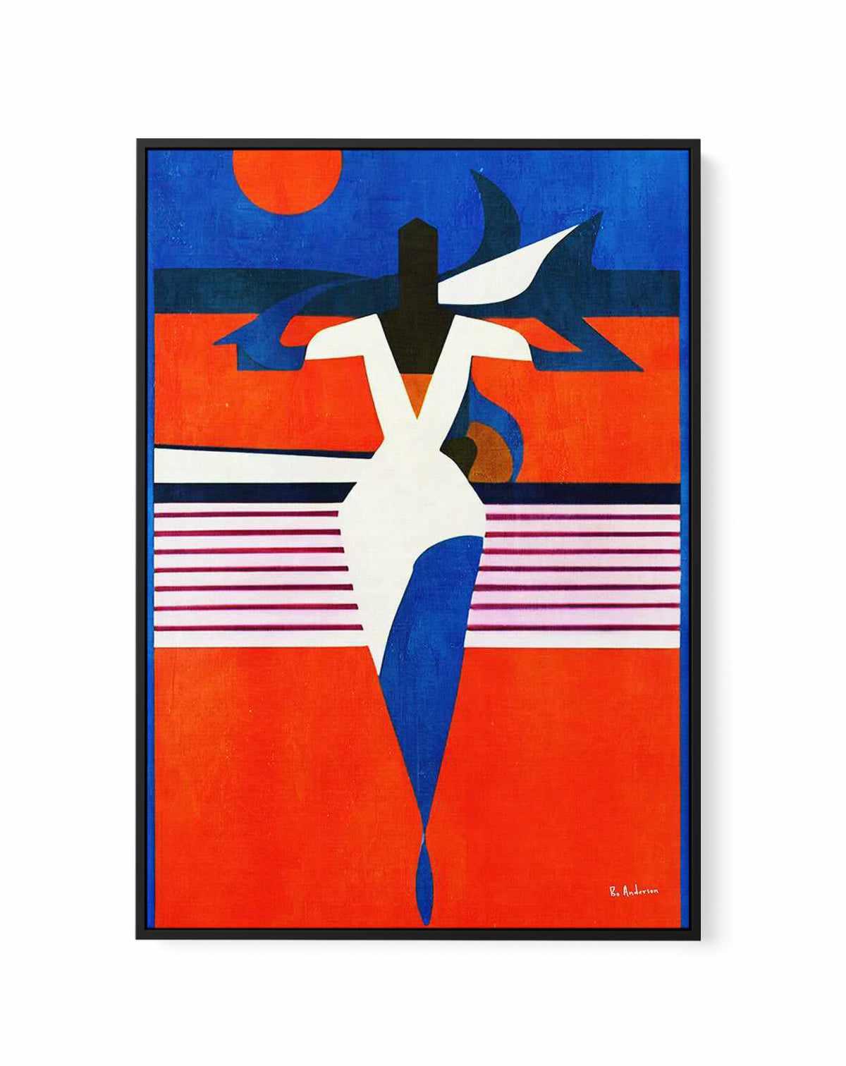 La Femme Fatale By Bo Anderson | Framed Canvas Art Print from Olive et Oriel where you can shop wallpaper and artworks online