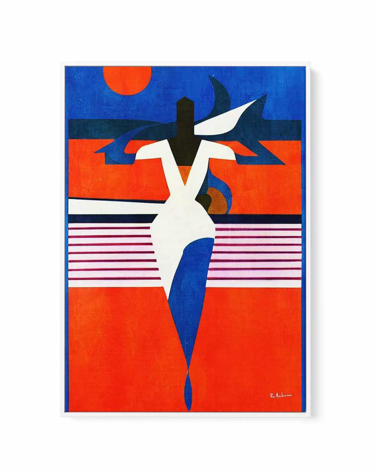 La Femme Fatale By Bo Anderson | Framed Canvas Art Print from Olive et Oriel where you can shop wallpaper and artworks online