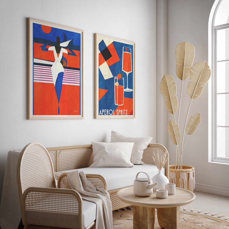 La Femme Fatale By Bo Anderson | Art Print from Olive et Oriel where you can shop wallpaper and artworks online