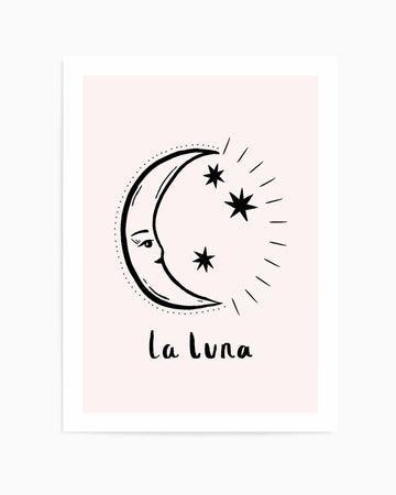 La Luna | Art Print from Olive et Oriel where you can shop wallpaper and artworks online