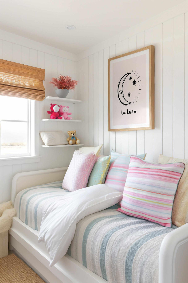 La Luna | Art Print from Olive et Oriel where you can shop wallpaper and artworks online