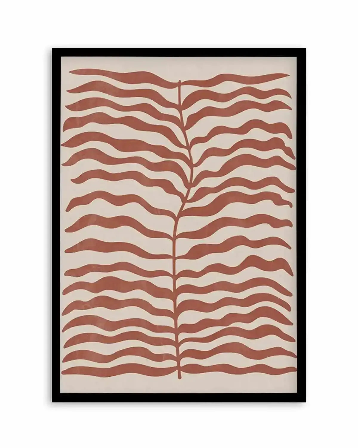 La Mer I in Red Earth Art Print from Olive et Oriel where you can shop wallpaper and artworks online