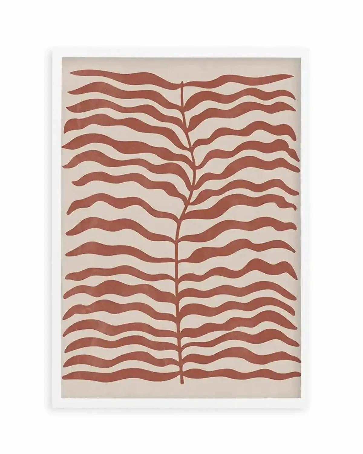La Mer I in Red Earth Art Print from Olive et Oriel where you can shop wallpaper and artworks online