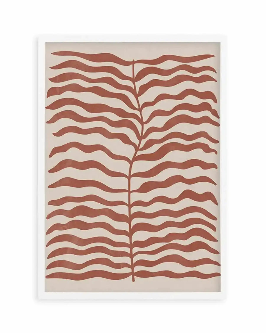 La Mer I in Red Earth Art Print from Olive et Oriel where you can shop wallpaper and artworks online