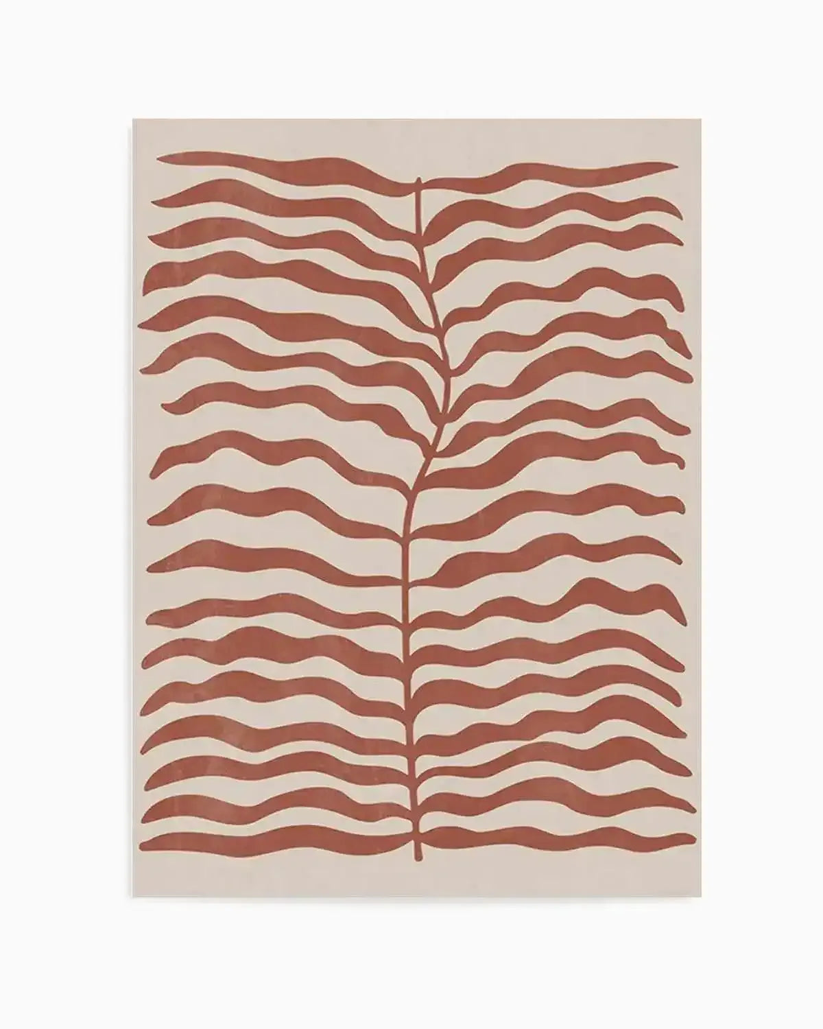La Mer I in Red Earth Art Print from Olive et Oriel where you can shop wallpaper and artworks online