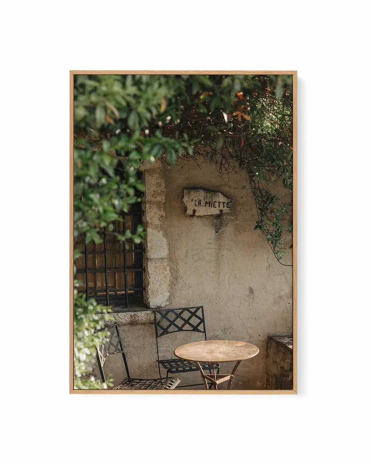 La Miette Provence by Jovani Demetrie | Framed Canvas Art Print from Olive et Oriel where you can shop wallpaper and artworks online