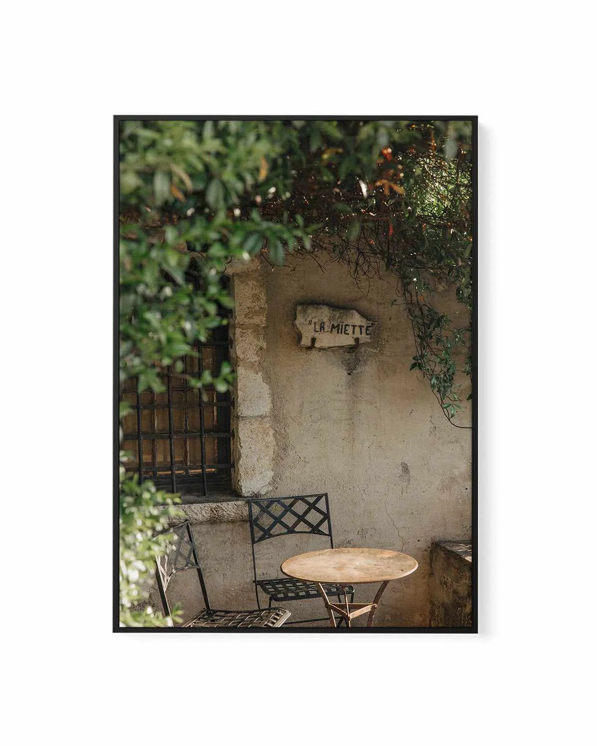 La Miette Provence by Jovani Demetrie | Framed Canvas Art Print from Olive et Oriel where you can shop wallpaper and artworks online