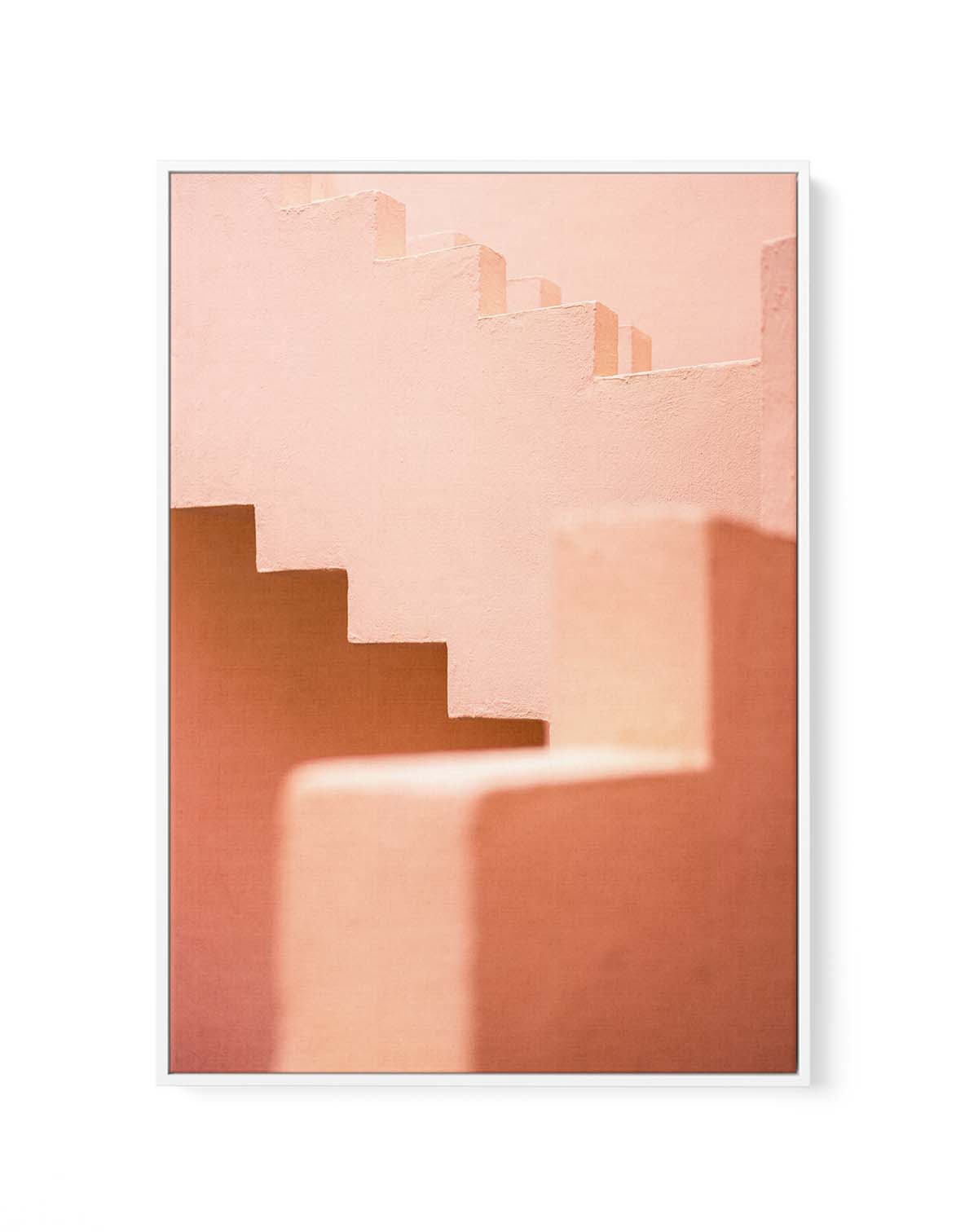 La Muralla Roja Pink by Raisa Zwart | Framed Canvas Art Print