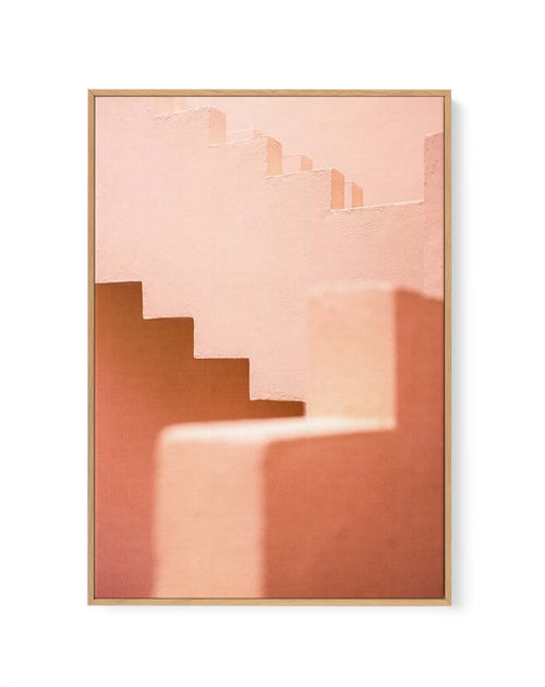 La Muralla Roja Pink by Raisa Zwart | Framed Canvas Art Print