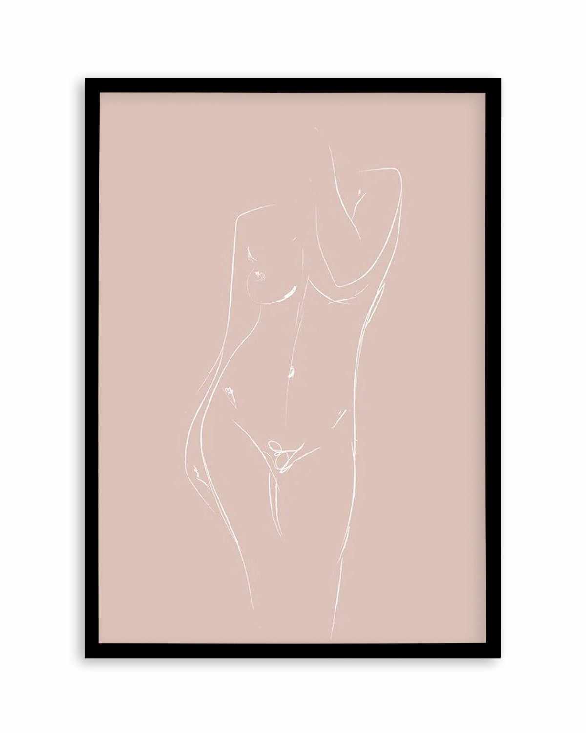 La Nu | 3 Colour Options Art Print