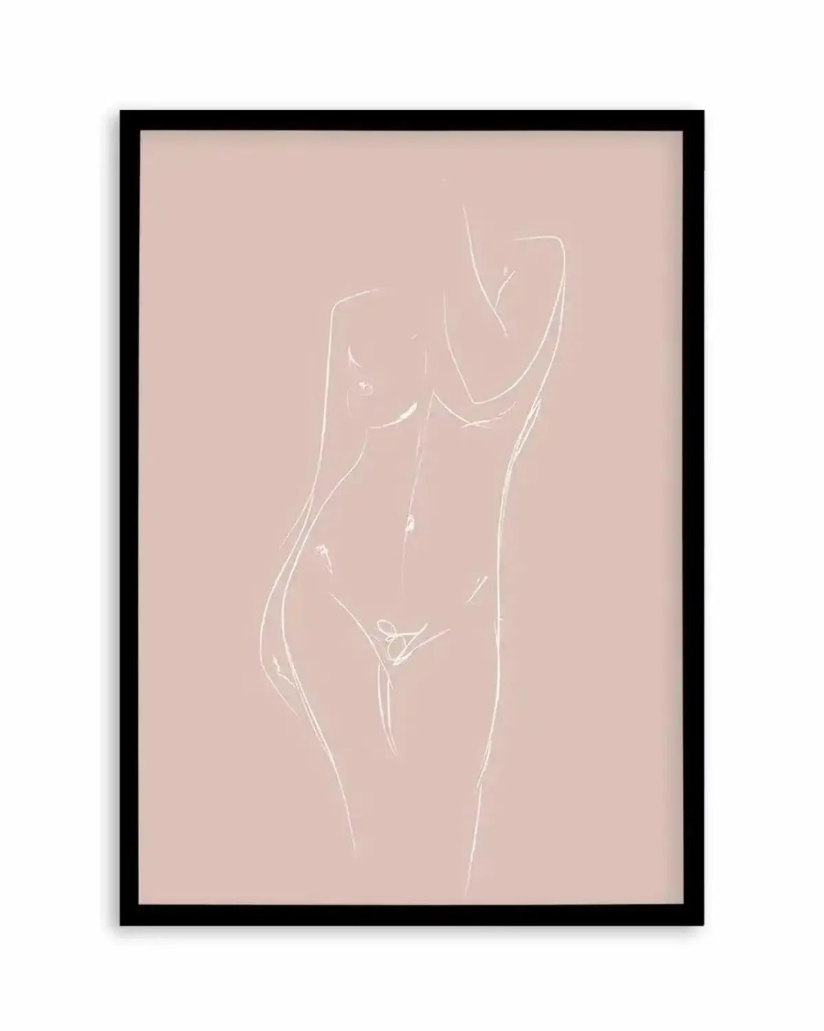 La Nu | 3 Colour Options Art Print from Olive et Oriel where you can shop wallpaper and artworks online