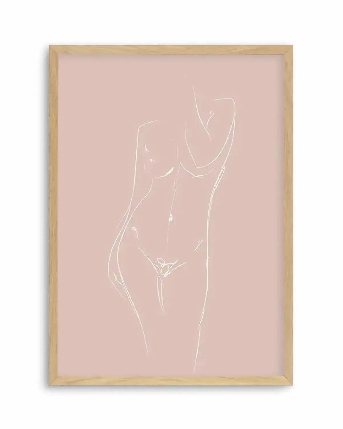 La Nu | 3 Colour Options Art Print from Olive et Oriel where you can shop wallpaper and artworks online