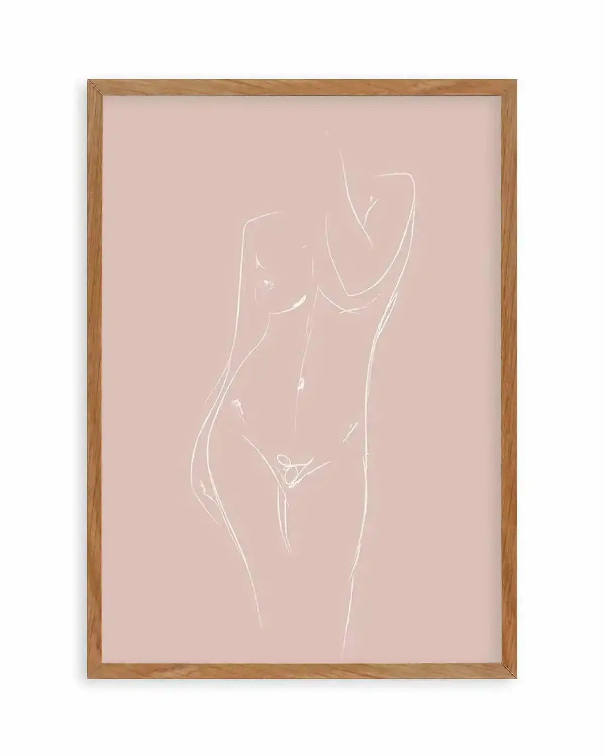 La Nu | 3 Colour Options Art Print from Olive et Oriel where you can shop wallpaper and artworks online