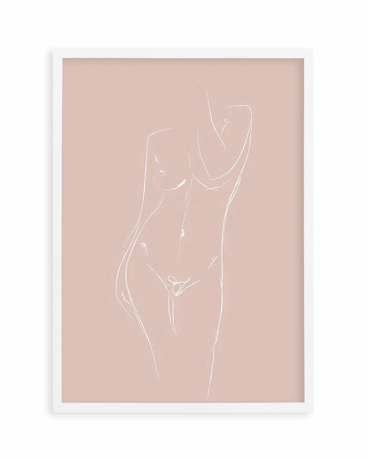 La Nu | 3 Colour Options Art Print