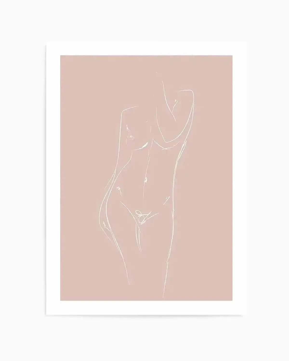 La Nu | 3 Colour Options Art Print from Olive et Oriel where you can shop wallpaper and artworks online