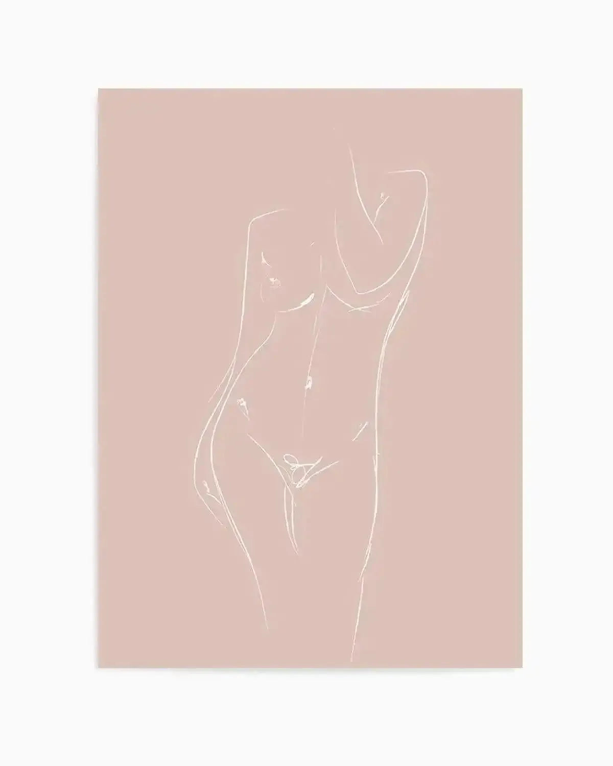 La Nu | 3 Colour Options Art Print from Olive et Oriel where you can shop wallpaper and artworks online