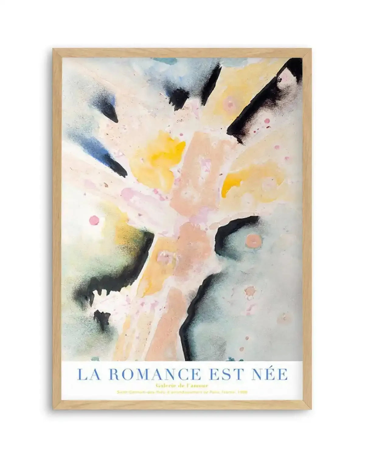 La Romance Est Nee Art Print from Olive et Oriel where you can shop wallpaper and artworks online