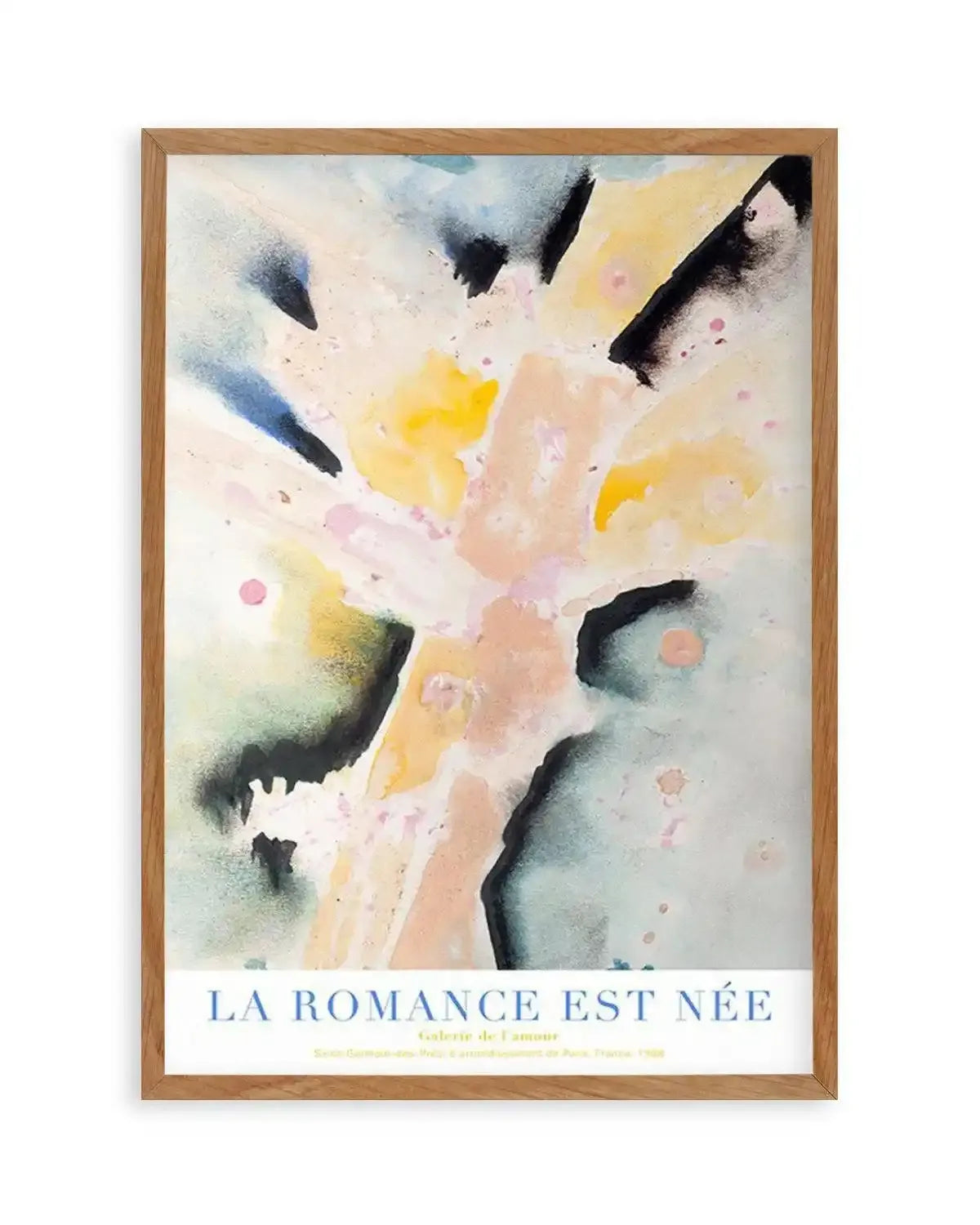 La Romance Est Nee Art Print from Olive et Oriel where you can shop wallpaper and artworks online