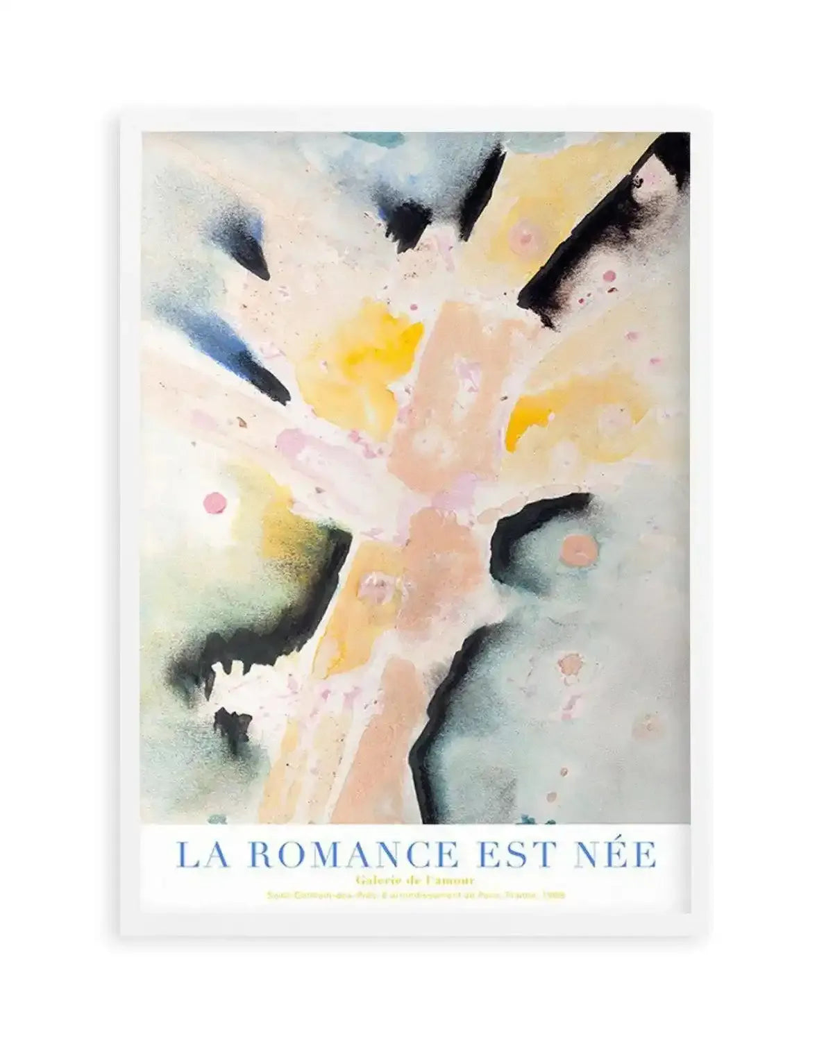 La Romance Est Nee Art Print from Olive et Oriel where you can shop wallpaper and artworks online